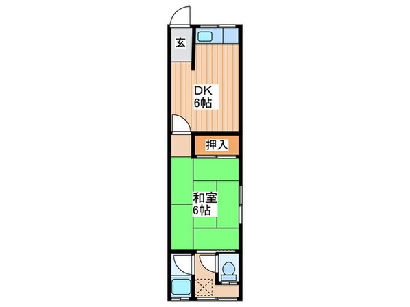 新家ハイツの物件間取画像